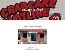 Tablet Screenshot of crabcakehotline.com